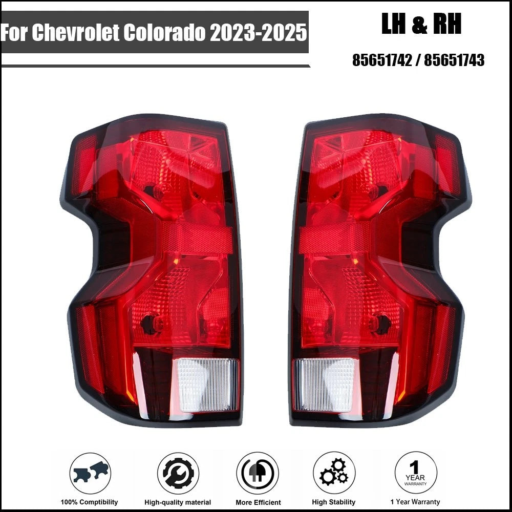 Set of 2 LED Tail Light Assembly for Chevrolet Colorado (2023–2025)