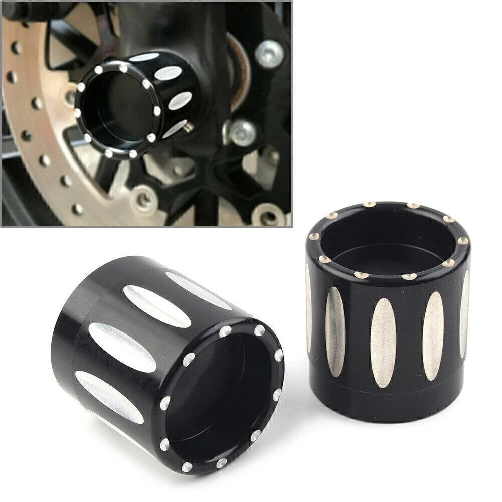 CNC Front Axle Nut Cap Cover Bolt Kit for Harley Touring Softail Road King