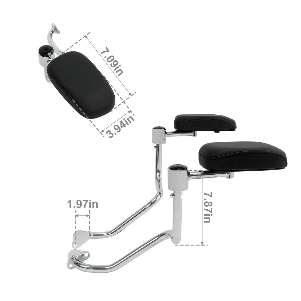 Rear Passenger Armrest for Indian Chieftain Roadmaster Springfield (2014–2024)