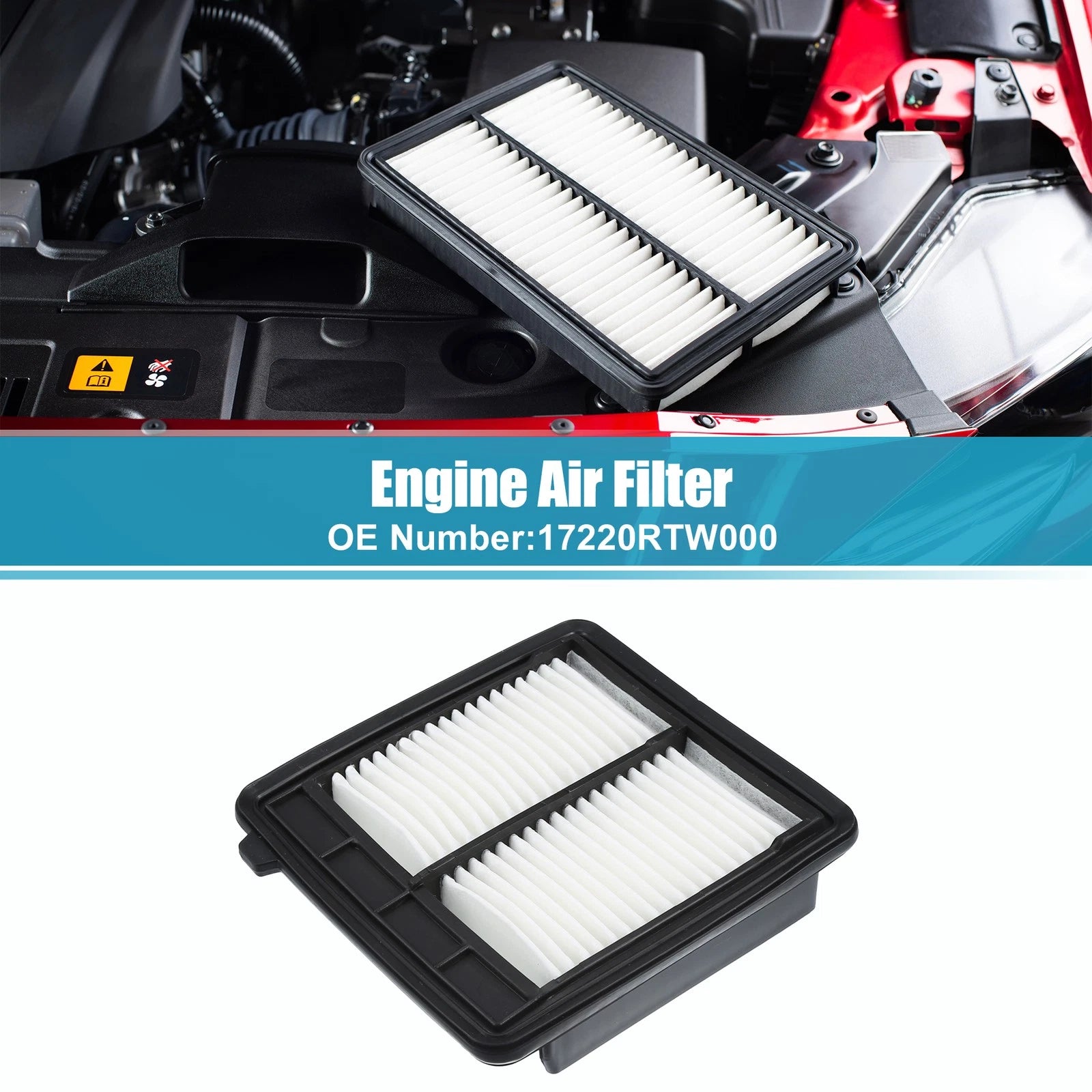 Engine Air Filter Replacement for Honda CR-Z ZF1 ZF2 (2011–2018)