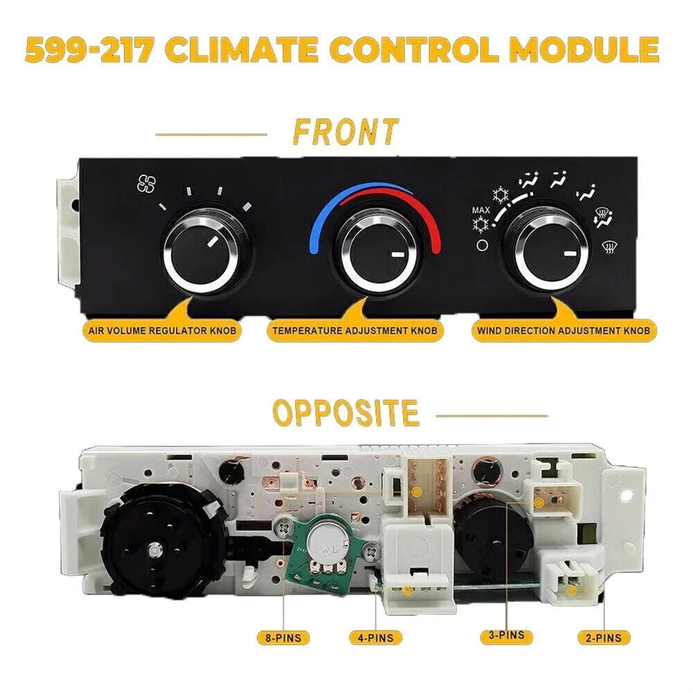 Climate Control Panel for Chevrolet Express 3500 (1996–2020)