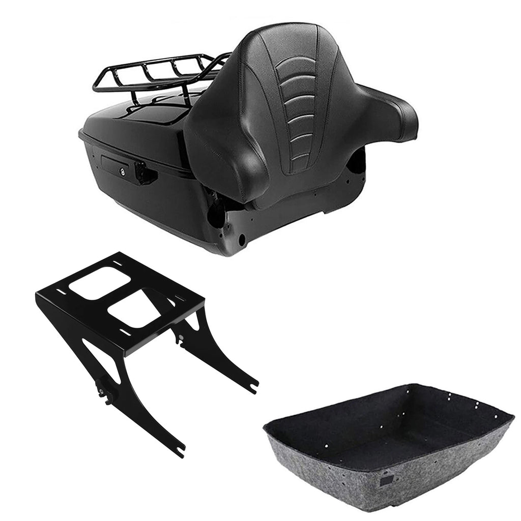 2X Backrest Pad for Harley Fat Boy (2008–2017)