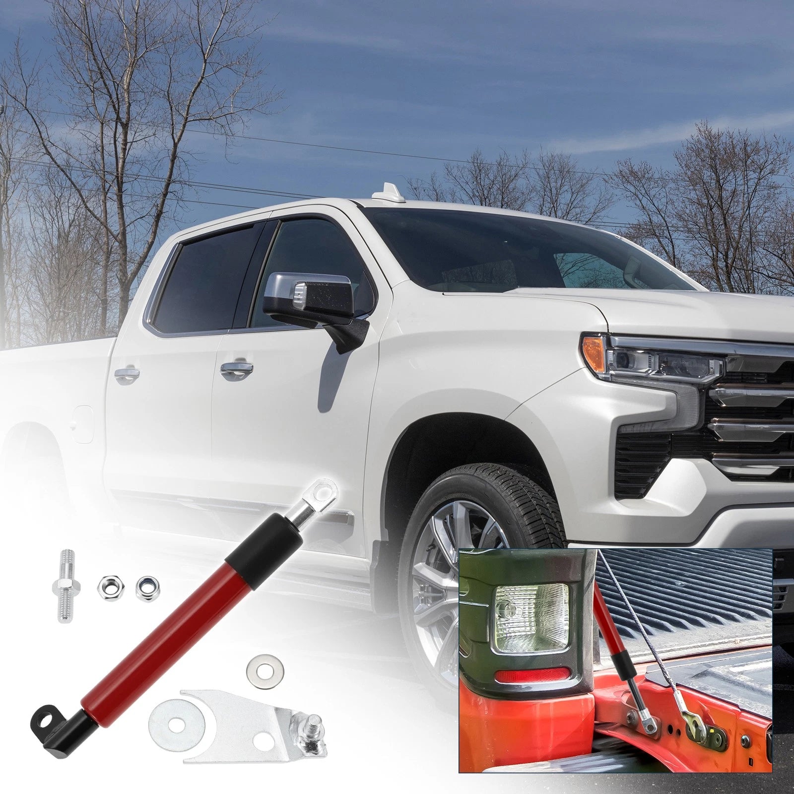 Rear Tailgate Assist Replacement for GMC Sierra 1500 2500 3500 (1999–2006)