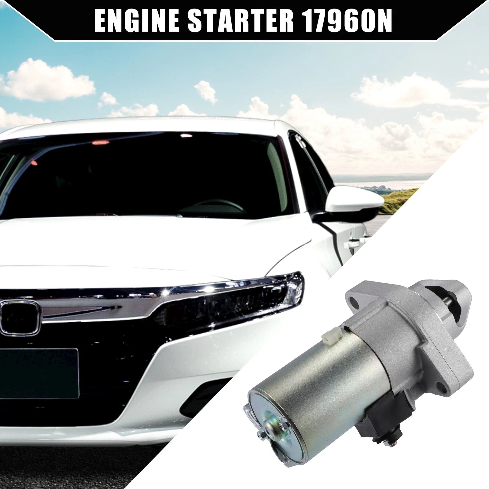 Starter Motor Replacement for Honda Accord 2006–2012 and CR-V 2007–2011