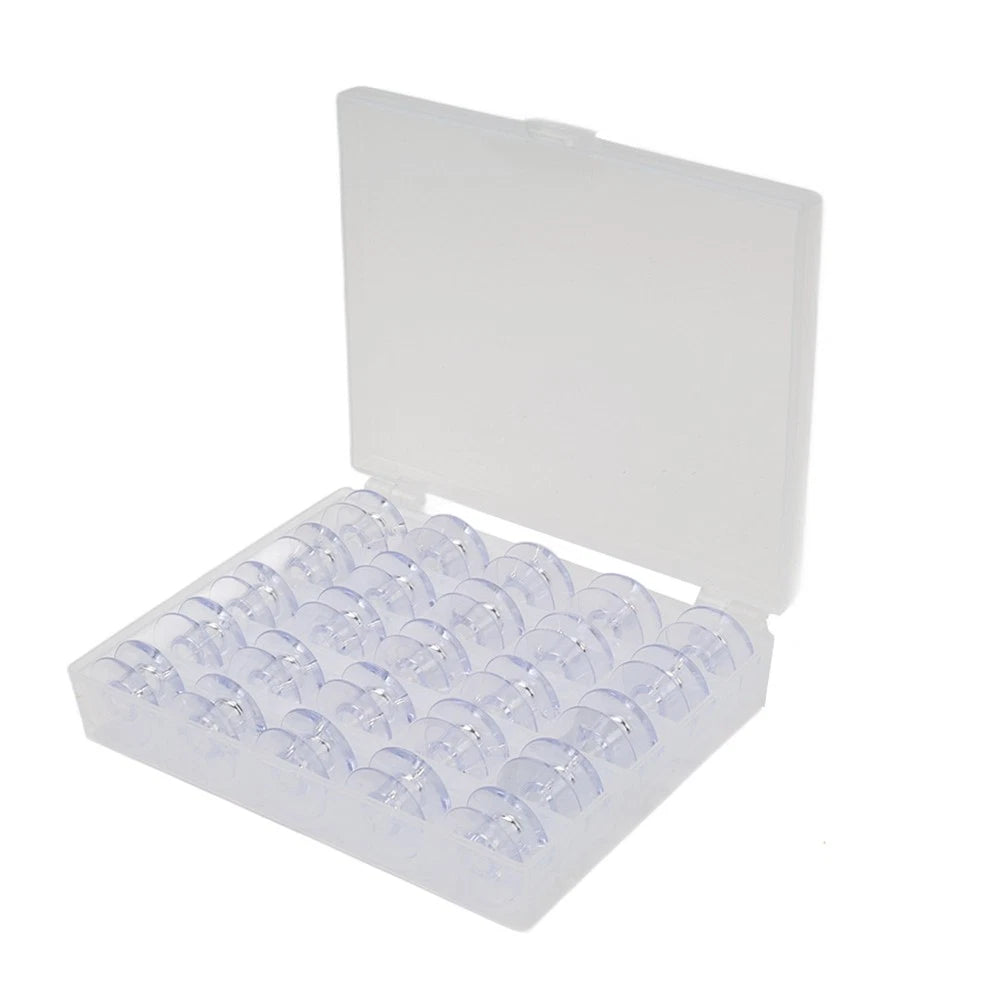 25 Pcs Plastic Bobbins for Singer Class 66 & White 8600, 8800 (#172336)