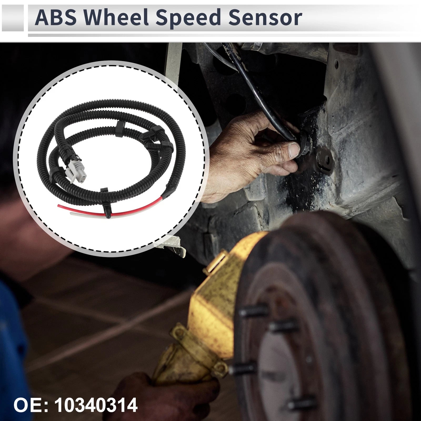 ABS Wheel Speed Sensor Replacement for Chevrolet Impala (2000–2012) Front