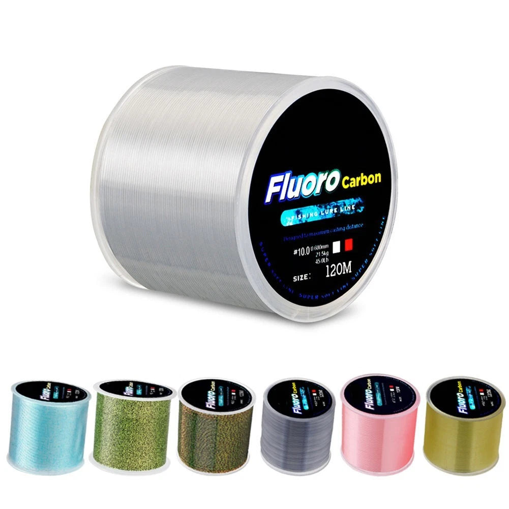 Fluorocarbon Fishing Lure Line for Stronger Performance (120M)