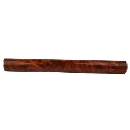 Maroon Wood Grain Vinyl Sticker Decal for Car Interior (30x124CM)