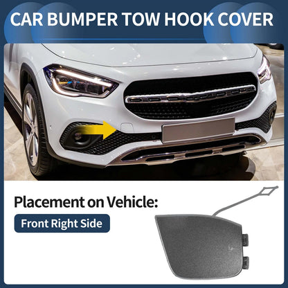 Front Bumper Tow Hook Cover Replacement for Mercedes-Benz W247 (2019–2022)