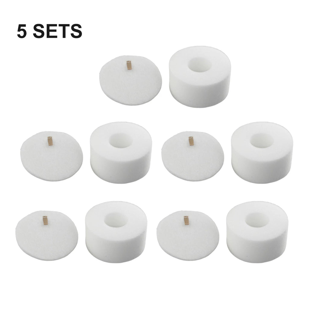 Set of 5 High Performance Sponge Filters for Shark MessMaster VS100 VS101