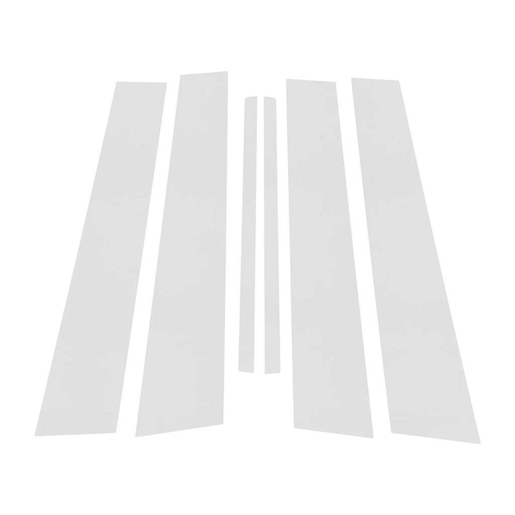 Door Pillar Window Trim Chrome Silver Set of 6 for Lexus CT200 (2011–2017)