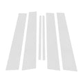 Door Pillar Window Trim Chrome Silver Set of 6 for Lexus CT200 (2011–2017)