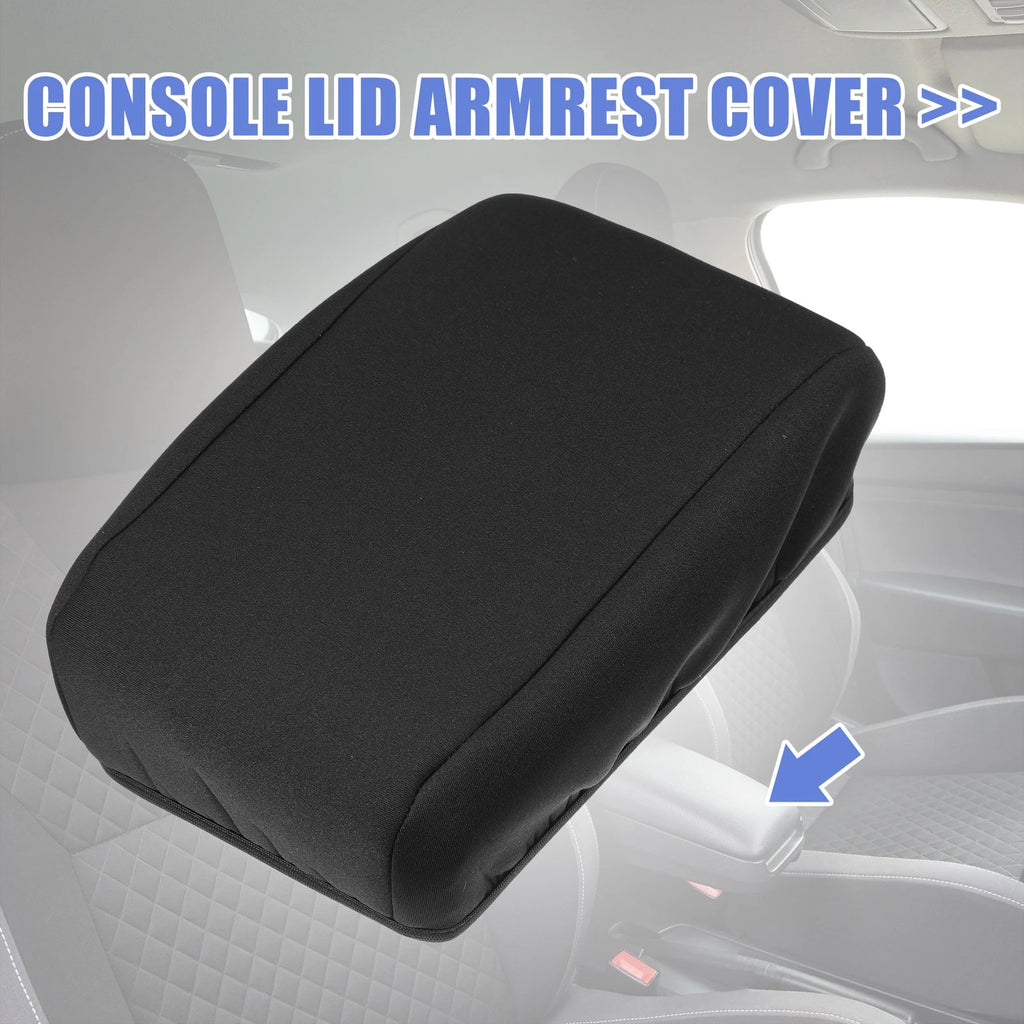 Center Console Armrest Cover Protector for Subaru Forester (2015–2018 Black)