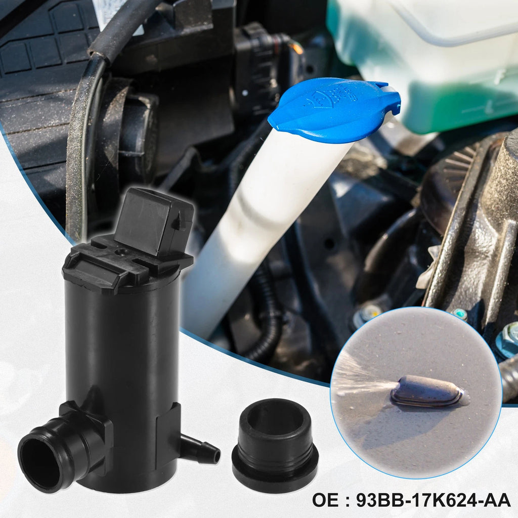 Windshield Washer Pump Motor Replacement for Ford Transit MK5 MK6 MK7 (2010–2019)