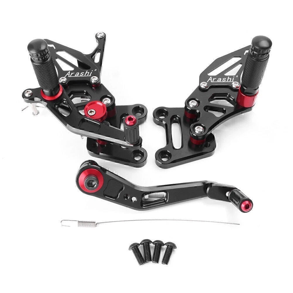 Adjustable Footrest Set for Suzuki GSXR1000 (2017–2018)
