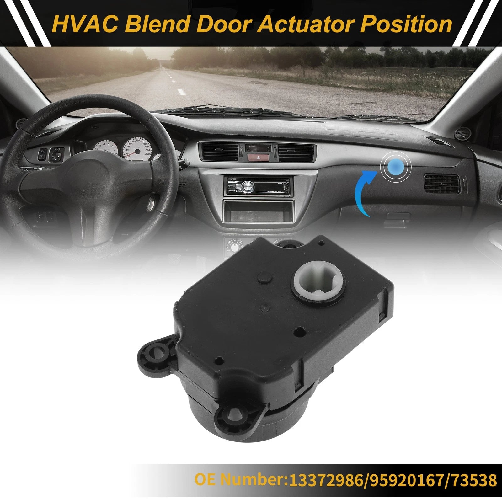 HVAC Heater Blend Door Actuator Replacement for Buick Encore (2013–2022)