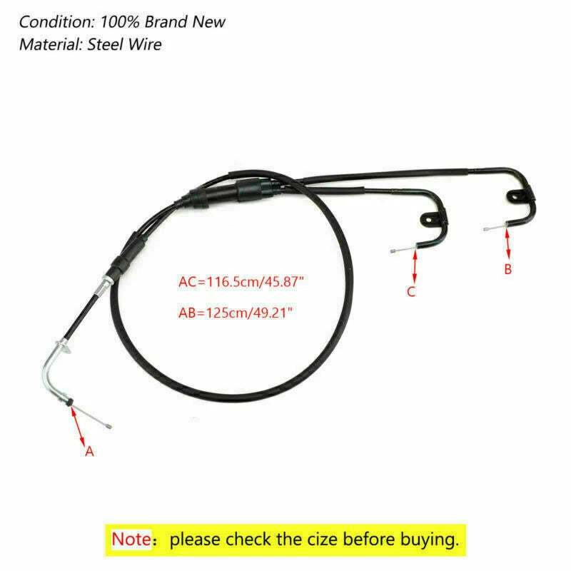 Choke Cable for Arctic Cat 650 V-2 V-Twin (2004–2006) 0487-033 T9
