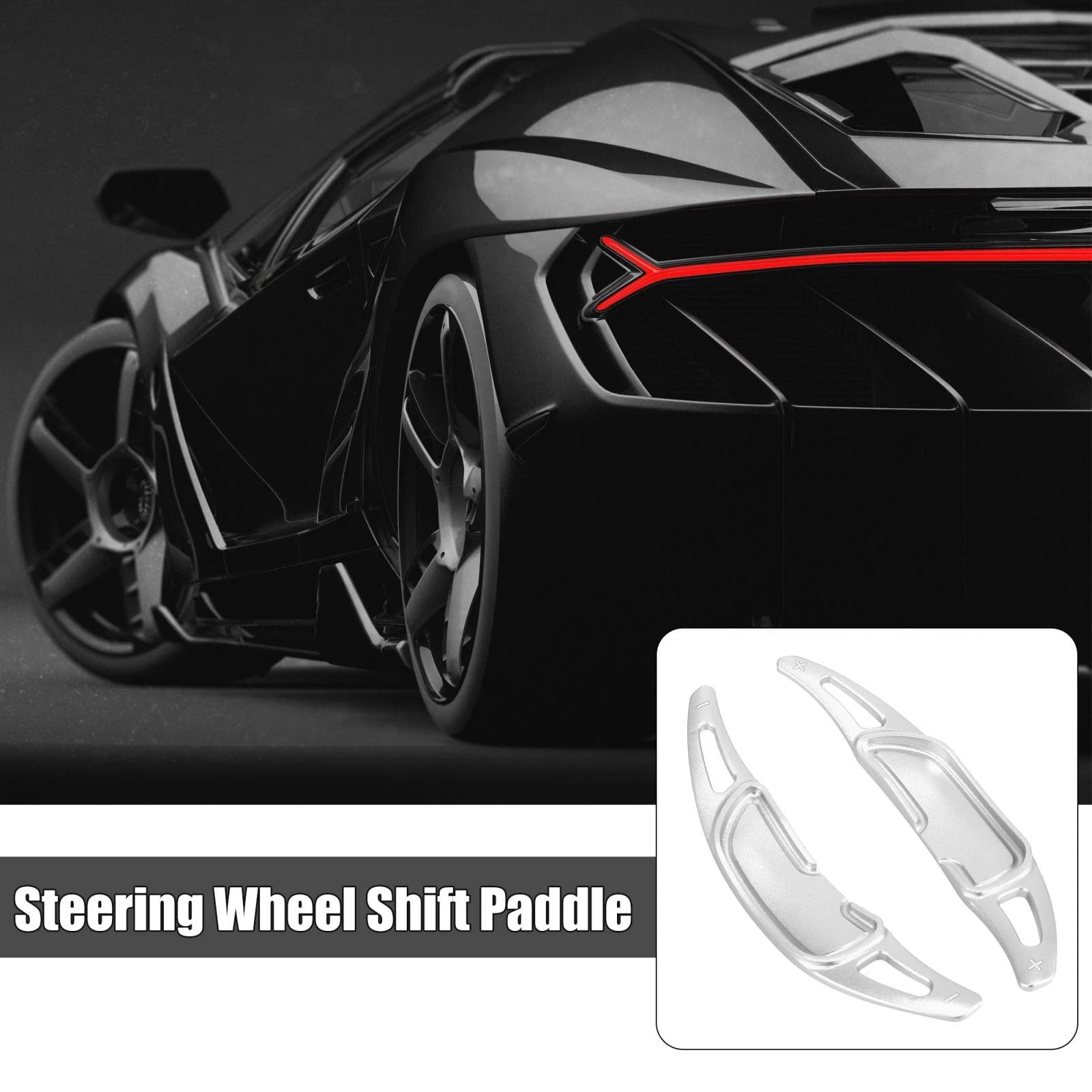 Steering Wheel Shift Paddle Silver Tone for Mercedes-AMG A45 A35 (2013–2018)
