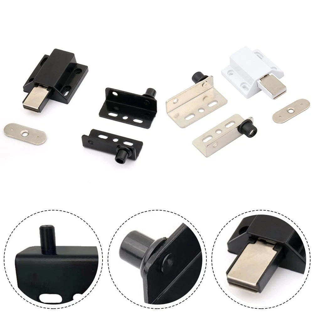 Set of 2 Black Concealed Shaft Door Hinges for