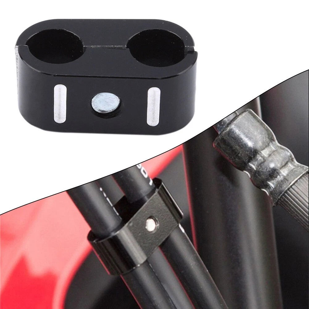 Line Clamp for Motorcycle (Black Cable Guide)