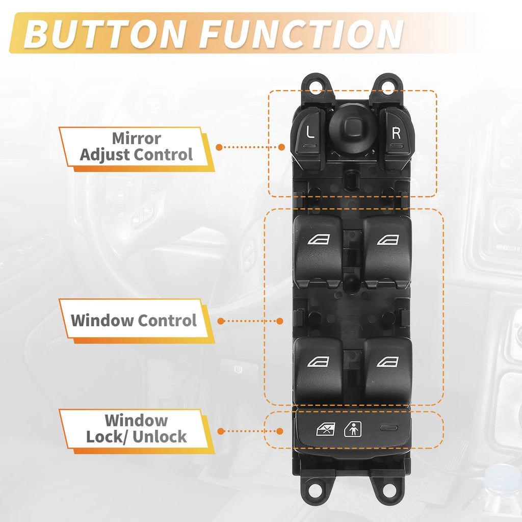Power Window Switch for Volvo S60 V60 XC60 (No. 31334348)