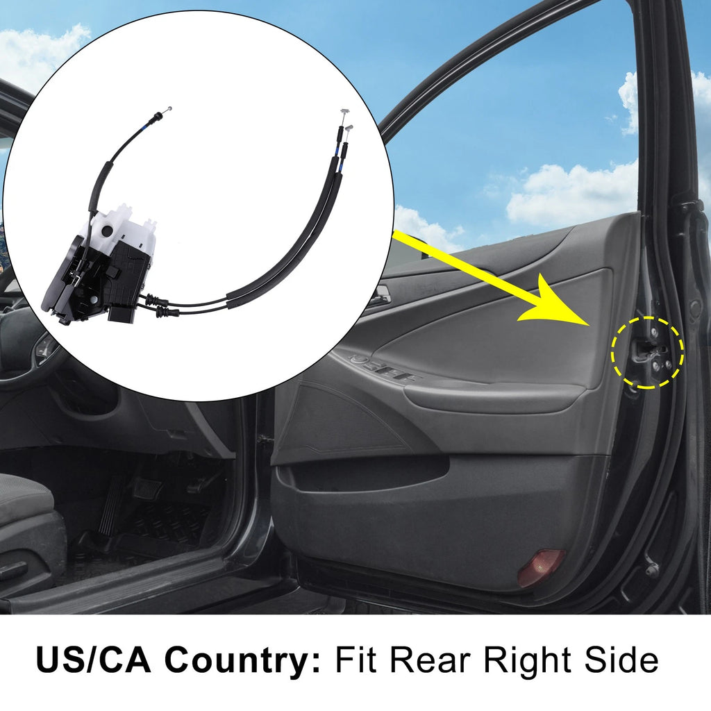 Rear Right Door Latch Lock Actuator Replacement for Hyundai Tucson (2016–2019)