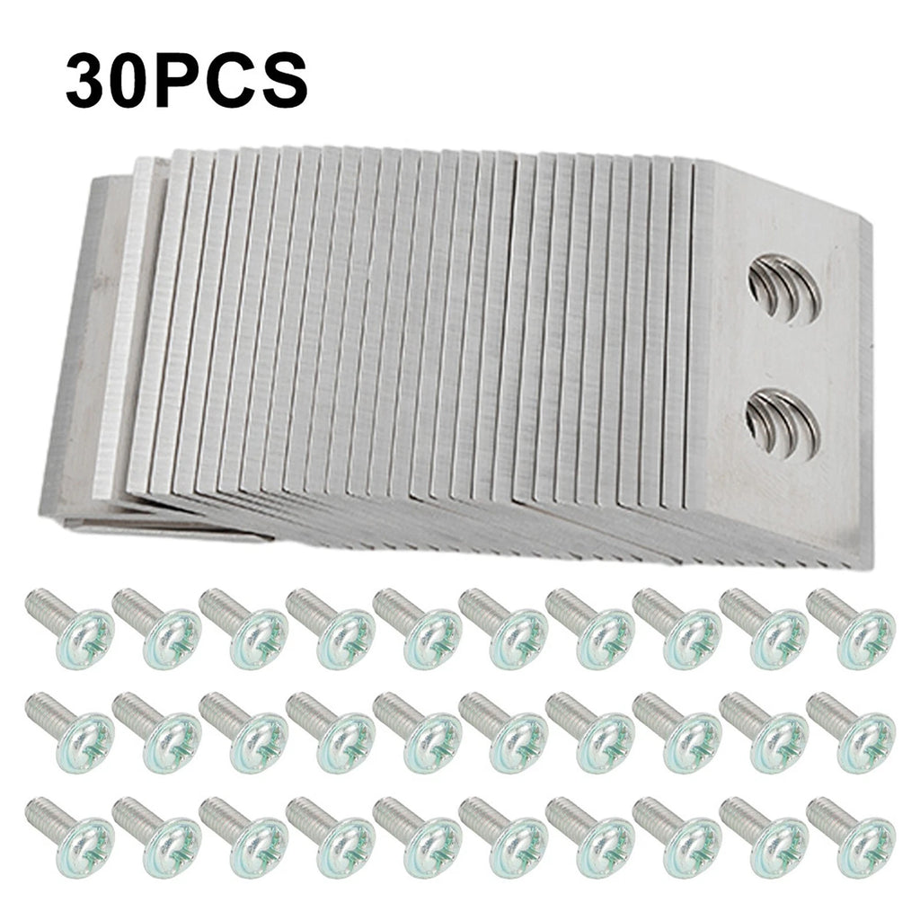 30Pcs Titanium Replacement Blades for WORX Robot Lawn Mower (2013–2023)