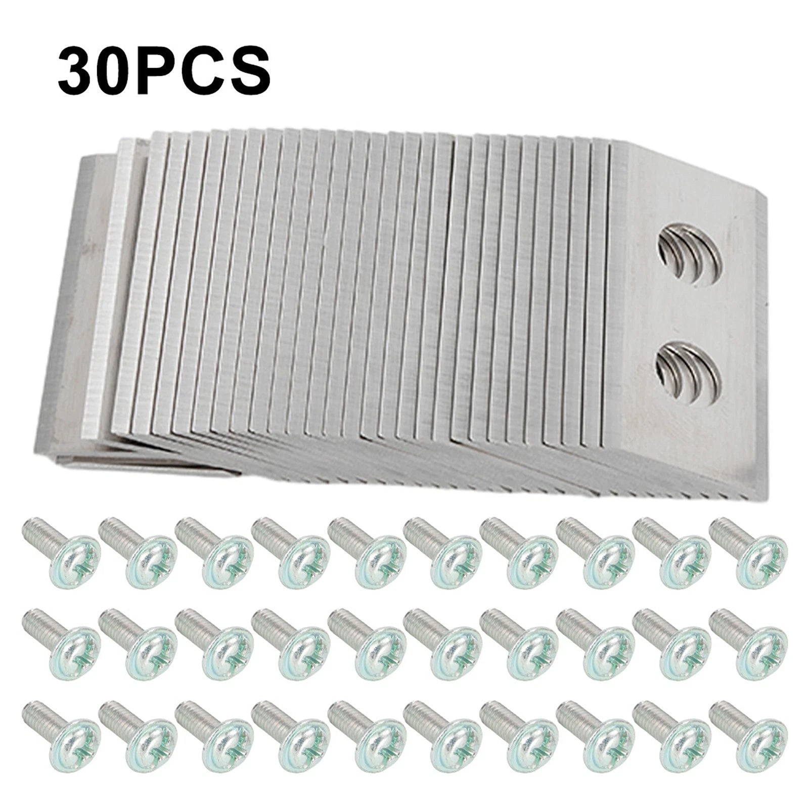 30Pcs Titanium Replacement Blades for WORX Robot Lawn Mower (2013–2023)