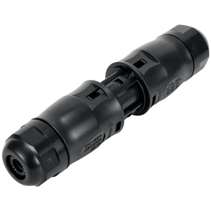3Pin Waterproof Coupling Socket & Plug for Inverter Connection (IP67)