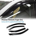 Window Deflectors Side Vent Visors Black 1 Set for Toyota Camry (2007–2011)