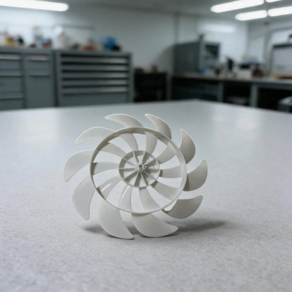 12 Inch Fan Blades for Indoor Use (Motor Strain Reduction, Ventilation)