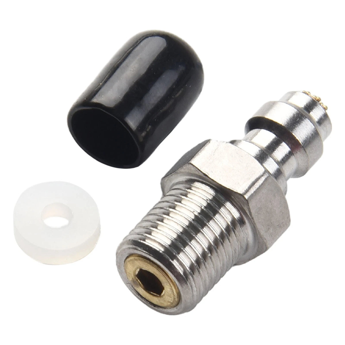8mm Quick Connect Valve for M101 (Stainless Steel + Copper)