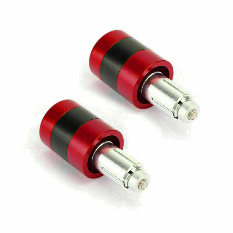Set of 2 Red 7/8" 22mm Handle Bar Ends Vibration Reducing Plugs
