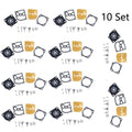 Set of 10 Carburetor Rebuild Kits for Jonsered 2041 2045 2050 Zama RB-45