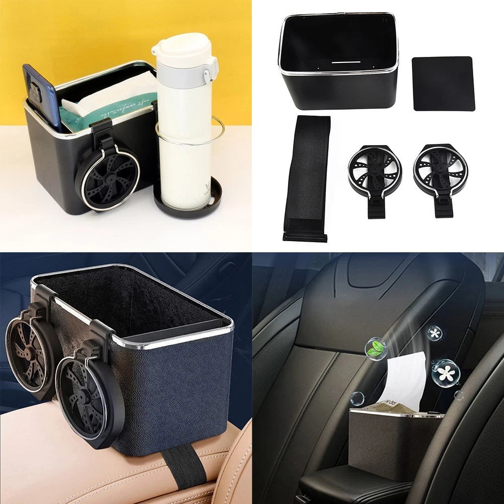 Hanging Car Armrest Box Cup Holder for Universal Vehicles (2010–2023)