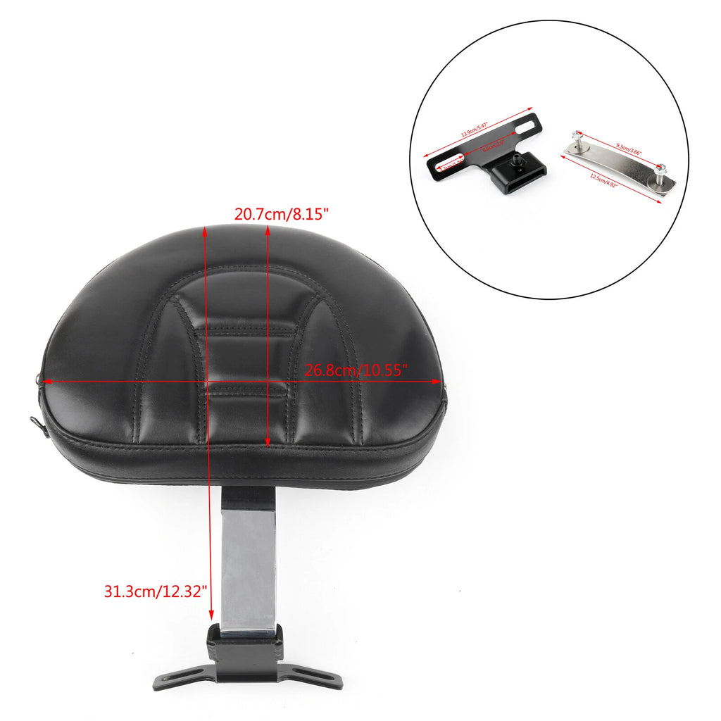 Driver Seat Backrest Pad for FLSTF Heritage Softail (2007–2017)