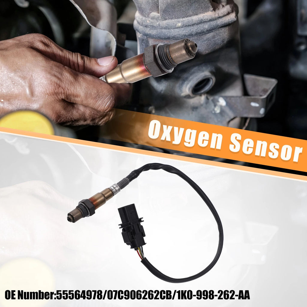 Front Left Right Oxygen Sensor for Audi A6 Quattro (2005–2011) Plastic Metal Black