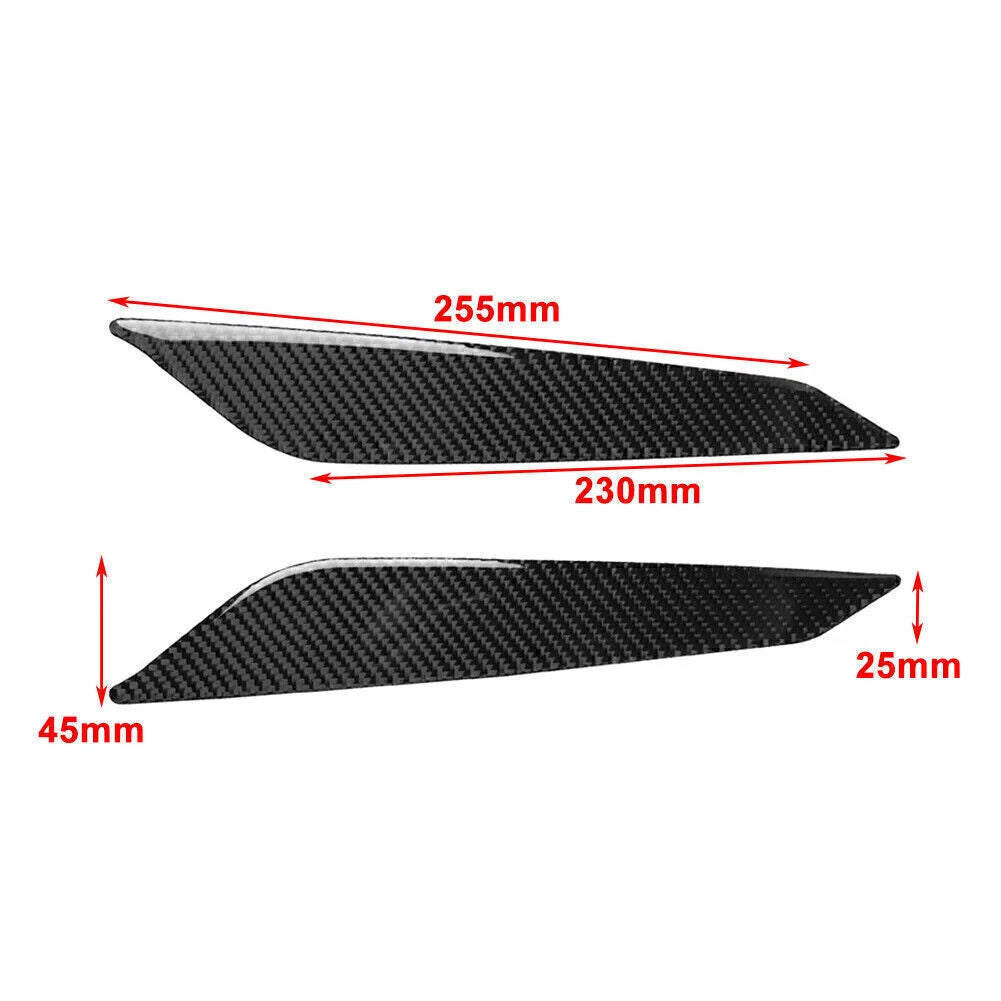 Interior Gear Shift Side Panel Cover Trim for Audi A4 B9 (2017–2020) Carbon Fiber