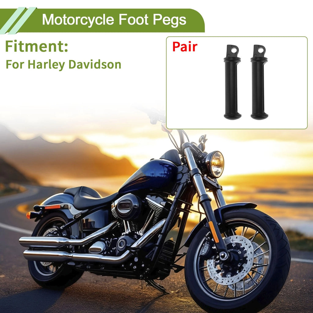 Foot Pegs for Harley Davidson (1 Pair) Matte Black