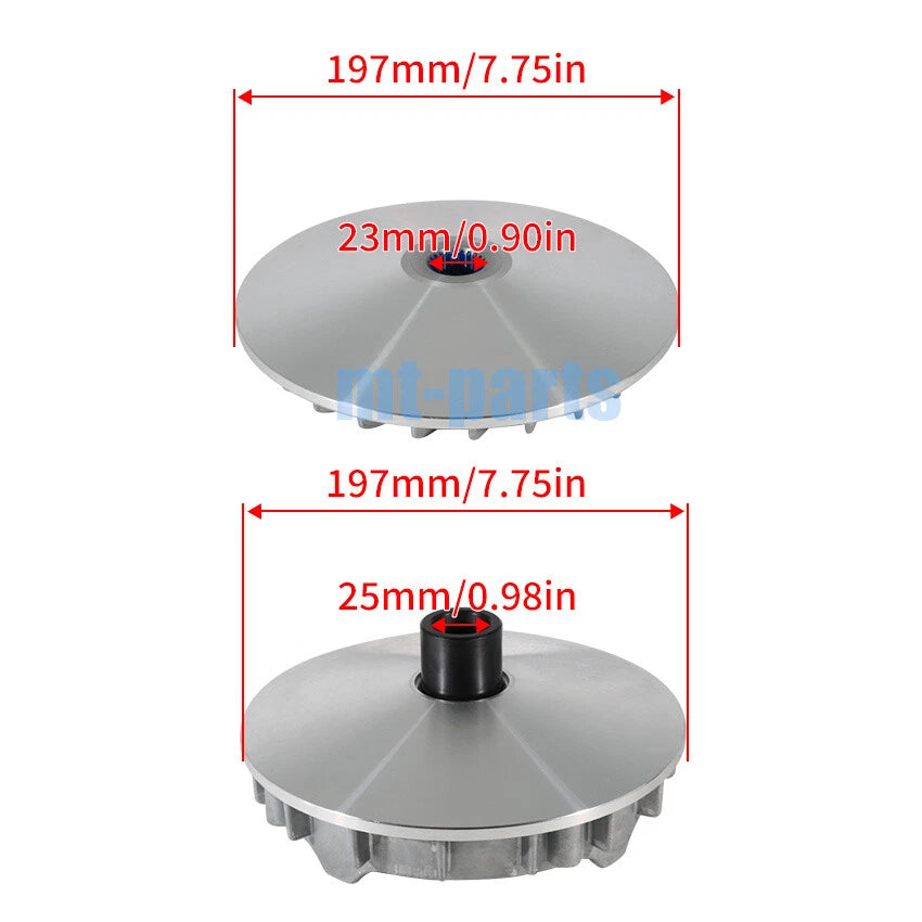 Front Clutch Variator Pulley Set for Linhai M550 E4/500 PROMAX T3b/M550L E2 E4