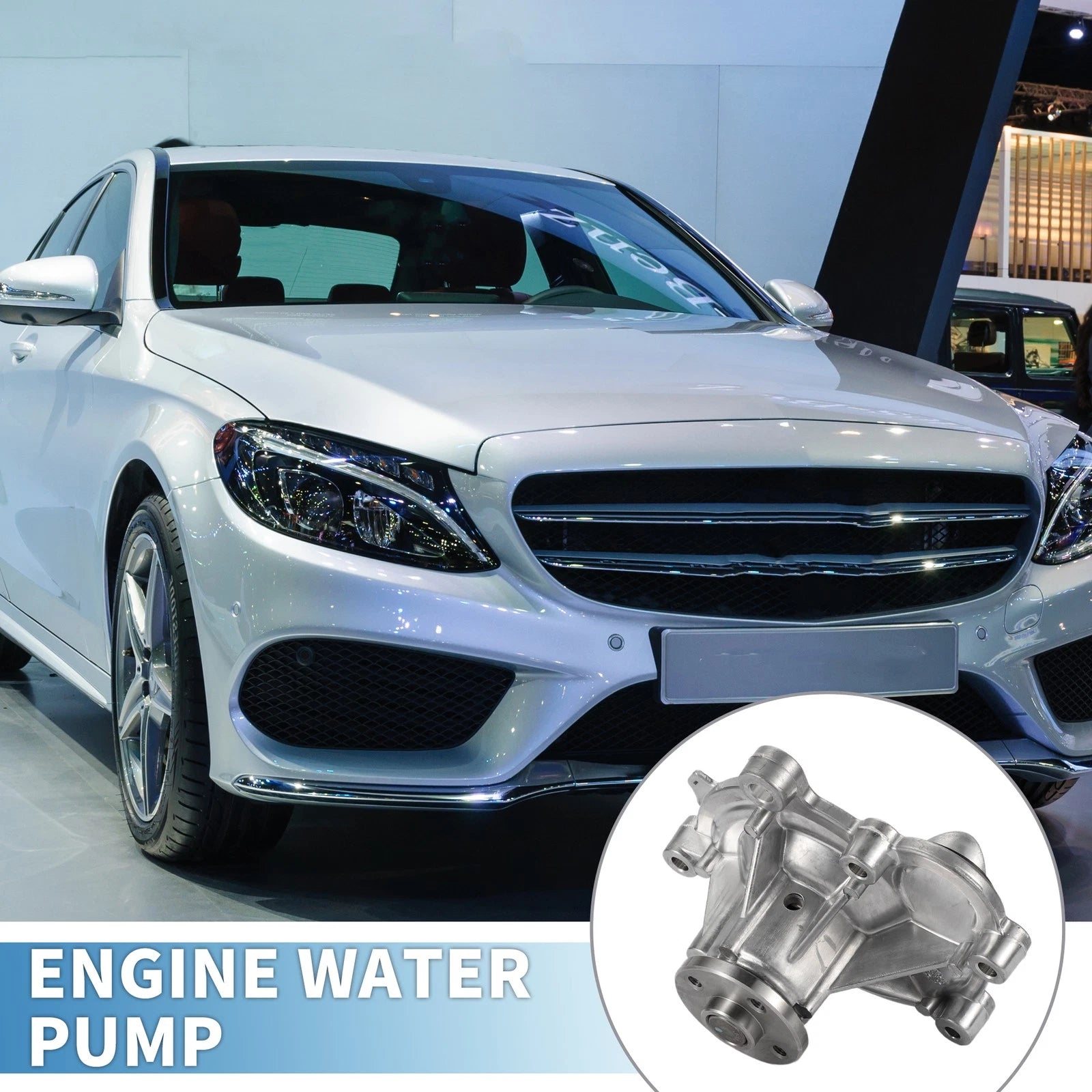 Water Pump Replacement for Mercedes-Benz C230 C250 (2003–2005)