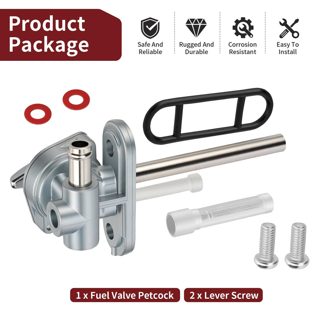 Fuel Petcock Valve for Yamaha Moto-4 YFM 200 200DX 225 250 350ER (1985–1995)