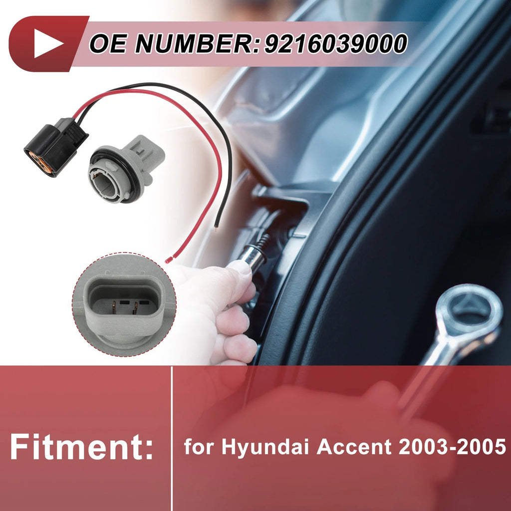 Turn Signal Light Socket Wiring Set for Hyundai Accent (2003–2005)