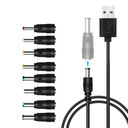 USB to DC Power Cable Jack Charging Cable Adapter for (1 Set)
