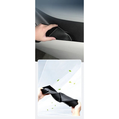 Car Door Organizer Box for BYD For Song EV 2025 ABS Waterproof 19x12x38cm Black
