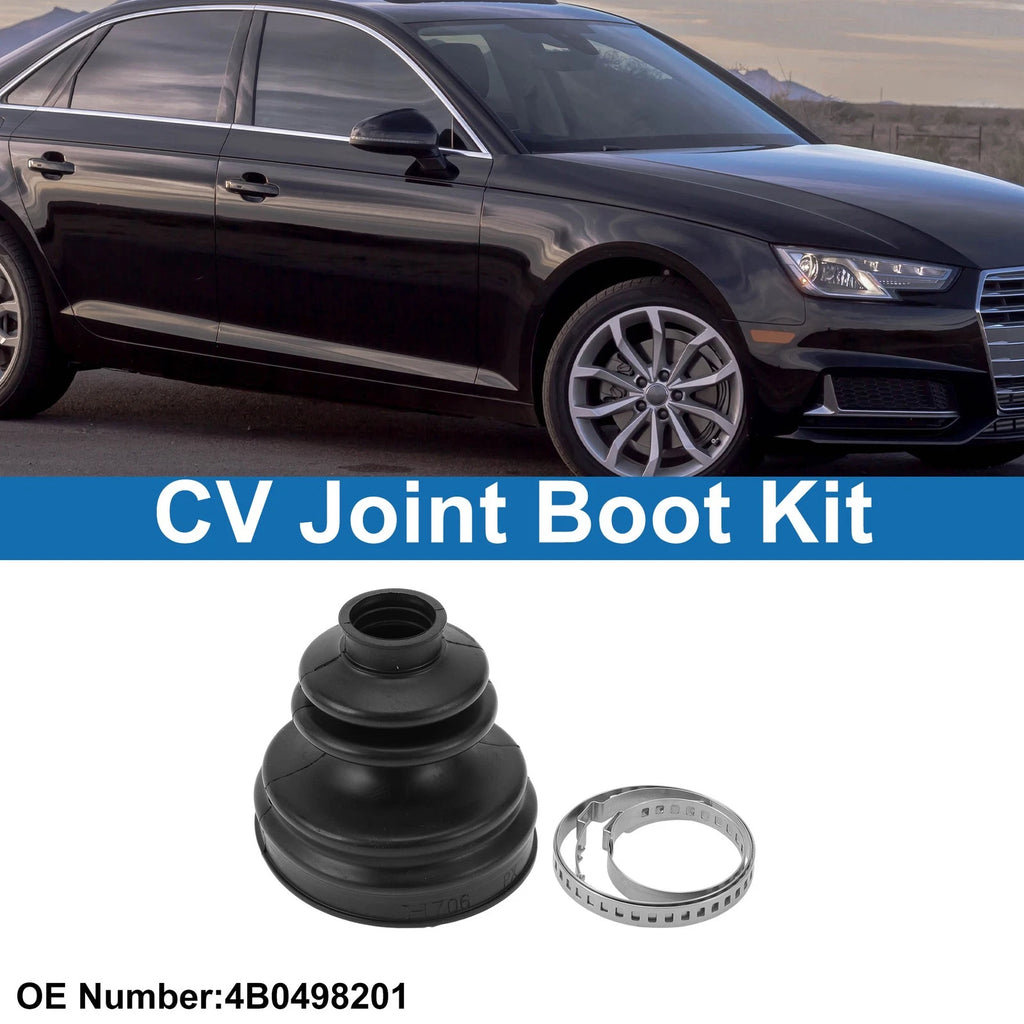 Inner CV Joint Boot Kit with Clamps for Audi A4 A6 (1997–2002)