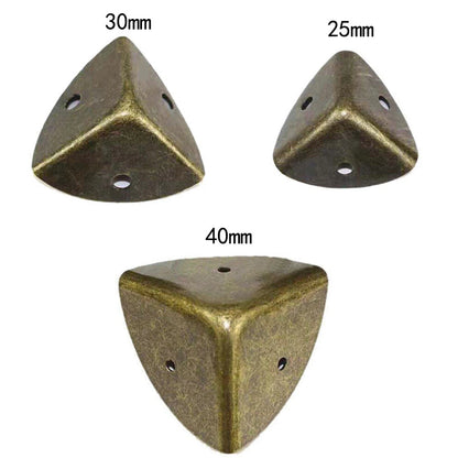 4/12pcs Antique Bronze Box Corner Protector Guards Desk Covers Hardware Decor