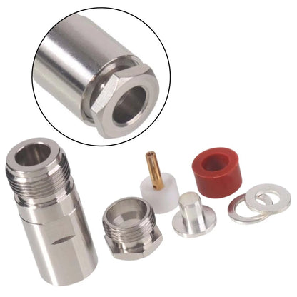IP67 N Type Crimp Connector for RG58 LMR200 Coaxial Cable 50 Ohm