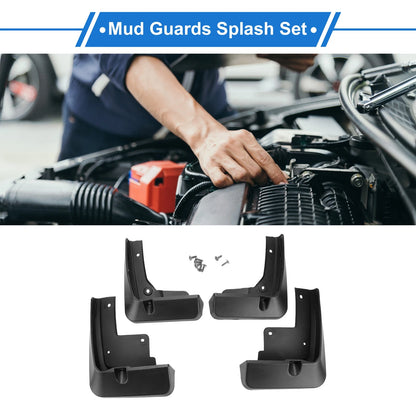 Front and Rear Side Mud Flap Splash Guard Set for Toyota Avalon (2019–2020)