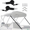 Adjustable Bimini Top Straps with Double End Snap Hook for Boat